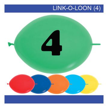 PALLONCINI NUMERO - (4) PZ.15