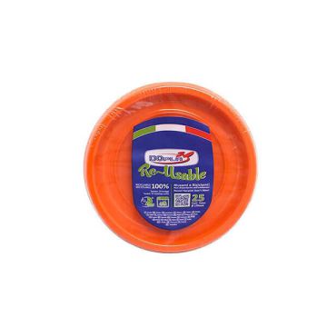 Piattino Frutta Arancione Pz.25