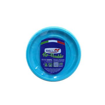 Piattino Frutta Azzurro Pz.25