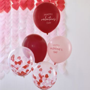 Palloncini In Lattice E Coriandoli Pz.5
