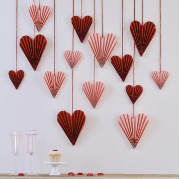 Decorazione Cuori In Carta
