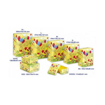 SCATOLE WINNIE PALLONCINI SET PZ.8