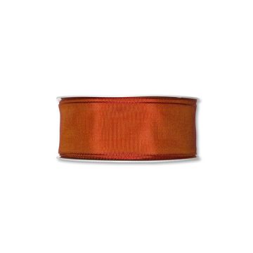 NASTRO RASO ARANCIO SCURO PZ.1