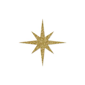 Stelle Adesive Oro Pz.4 Cm.10