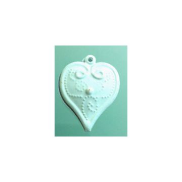 FERMANASTRO METAL CUORE BIANCO 18PZ