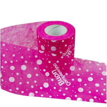 NASTRO BUON COMPLEANNO FUXIA PZ.1