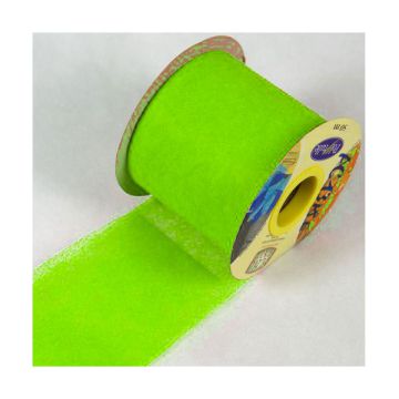 NASTRO POLYTULLE VERDE LIME PZ.1