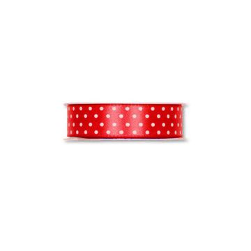 NASTRO FLOCK POIS ROSSO PZ.1