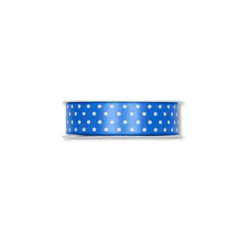 NASTRO FLOCK POIS AZZURRO PZ.1