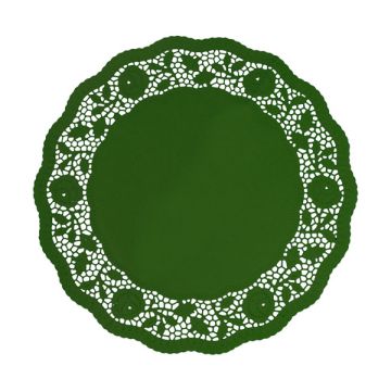PIZZO IN CARTA VERDE DIAM.36 PZ.6