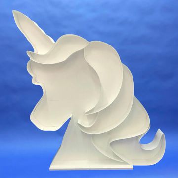 Struttura Porta Palloncini Unicorno Pz.1 Sagomato Cm.120 X Cm.130