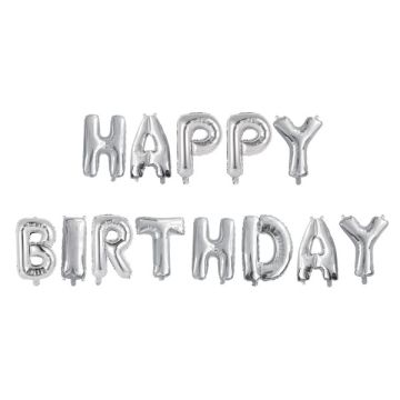 SCRITTA HAPPY BIRTHDAY ARGENTO