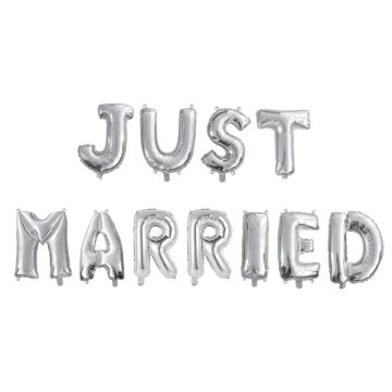 SCRITTA JUST MARRIED ARGENTO