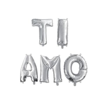SCRITTA TI AMO ARGENTO
