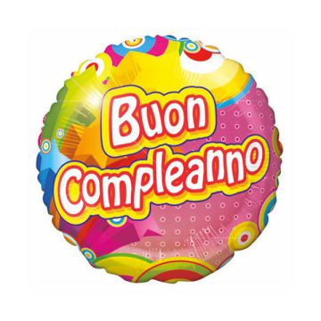 PALLONCINO BUON COMPLEANNO DOTS PZ.1