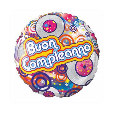 PALLONCINO BUON COMPLEANNO DISCO PZ.1