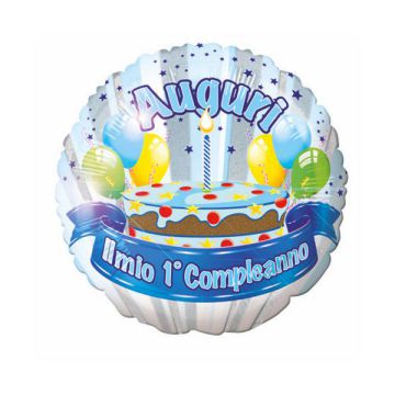 PALLONCINO 1° COMPLEANNO BAMBINO PZ.1