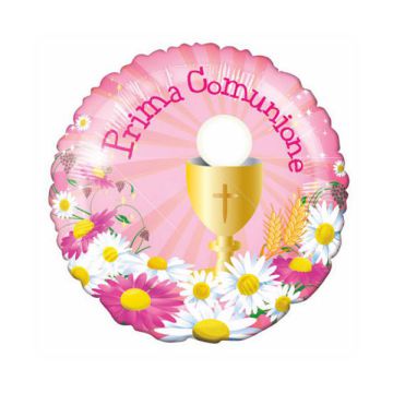 PALLONCINO COMUNIONE BAMBINA PZ.10