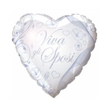 PALLONCINO MATRIMONIO W GLI SPOSI PZ.10