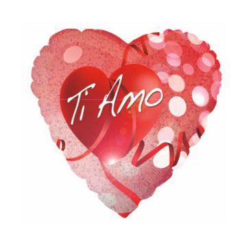 PALLONCINO TI AMO RIBBON PZ.1