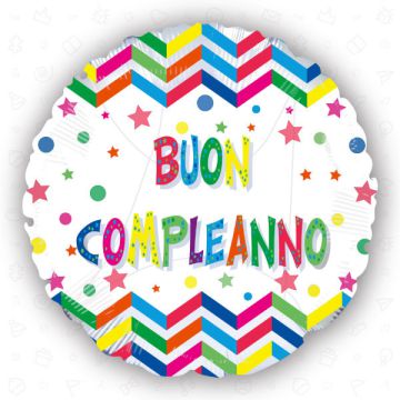 PALLONCINO BUON COMPLEANNO PZ.1
