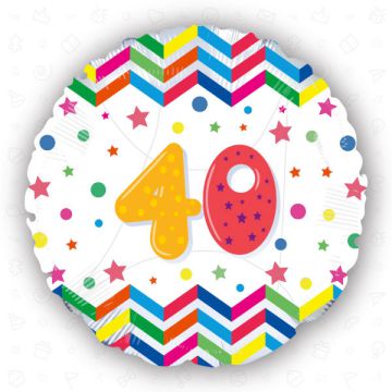 PALLONCINO 40° COMPLEANNO PZ.1