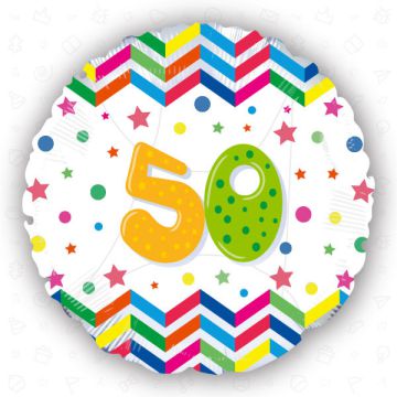 PALLONCINO 50° COMPLEANNO PZ.1