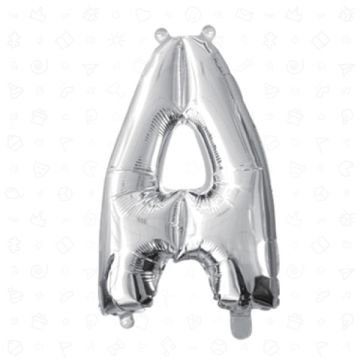 PALLONCINO LETTERA (A) ARGENTO PZ.1
