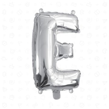 PALLONCINO LETTERA (E) ARGENTO PZ.1
