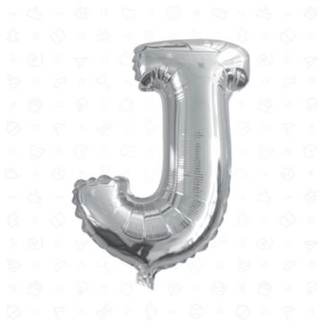 PALLONCINO LETTERA (J) ARGENTO PZ.1