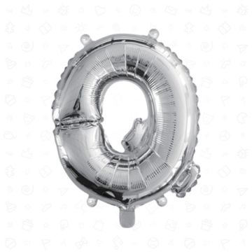 PALLONCINO LETTERA (Q) ARGENTO PZ.1
