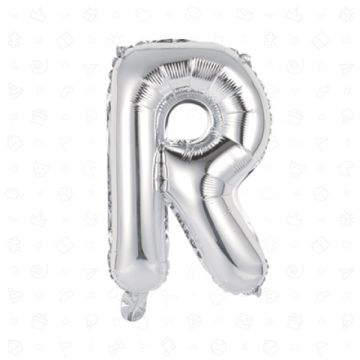 PALLONCINO LETTERA (R) ARGENTO PZ.1