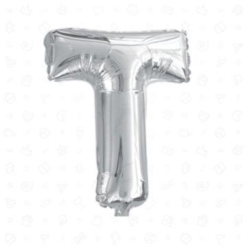 PALLONCINO LETTERA (T) ARGENTO PZ.1