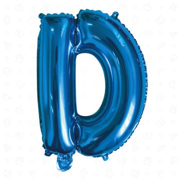 PALLONCINO LETTERA (D) BLU PZ.1