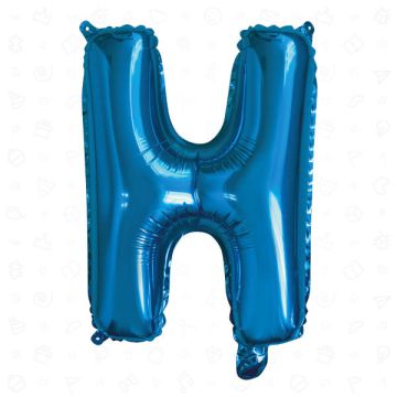PALLONCINO LETTERA (H) BLU PZ.1