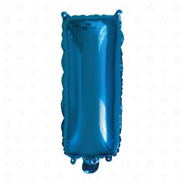 PALLONCINO LETTERA (I) BLU PZ.1