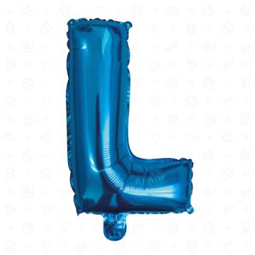 PALLONCINO LETTERA (L) BLU PZ.1