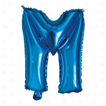 PALLONCINO LETTERA (M) BLU PZ.1