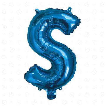 PALLONCINO LETTERA (S) BLU PZ.1