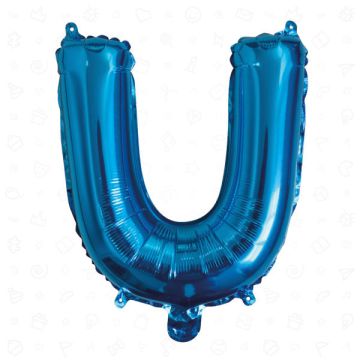 PALLONCINO LETTERA (U) BLU PZ.1