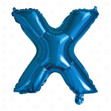 PALLONCINO LETTERA (X) BLU PZ.1