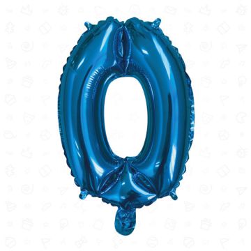 PALLONCINO NUMERO (0) BLU PZ.1