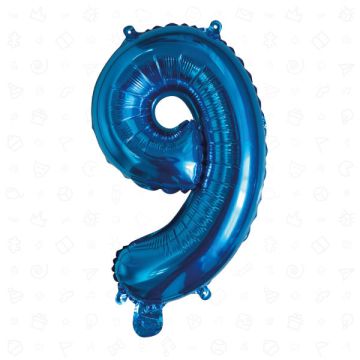 PALLONCINO NUMERO (9) BLU PZ.1