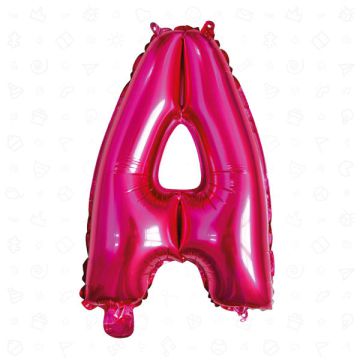 PALLONCINO LETTERA (A) FUCHSIA PZ.1