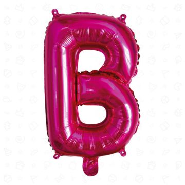 PALLONCINO LETTERA (B) FUCHSIA PZ.1