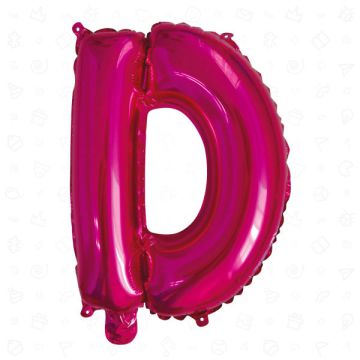 PALLONCINO LETTERA (D) FUCHSIA PZ.1