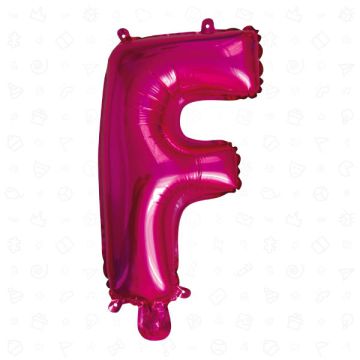 PALLONCINO LETTERA (F) FUCHSIA PZ.1