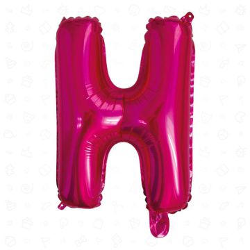 PALLONCINO LETTERA (H) FUCHSIA PZ.1