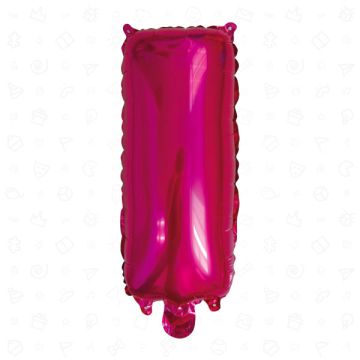 PALLONCINO LETTERA (I) FUCHSIA PZ.1