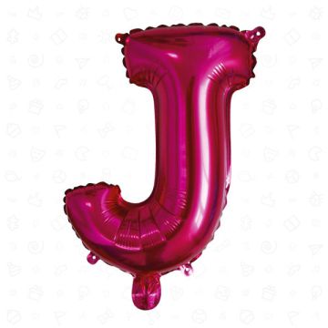 PALLONCINO LETTERA (J) FUCHSIA PZ.1